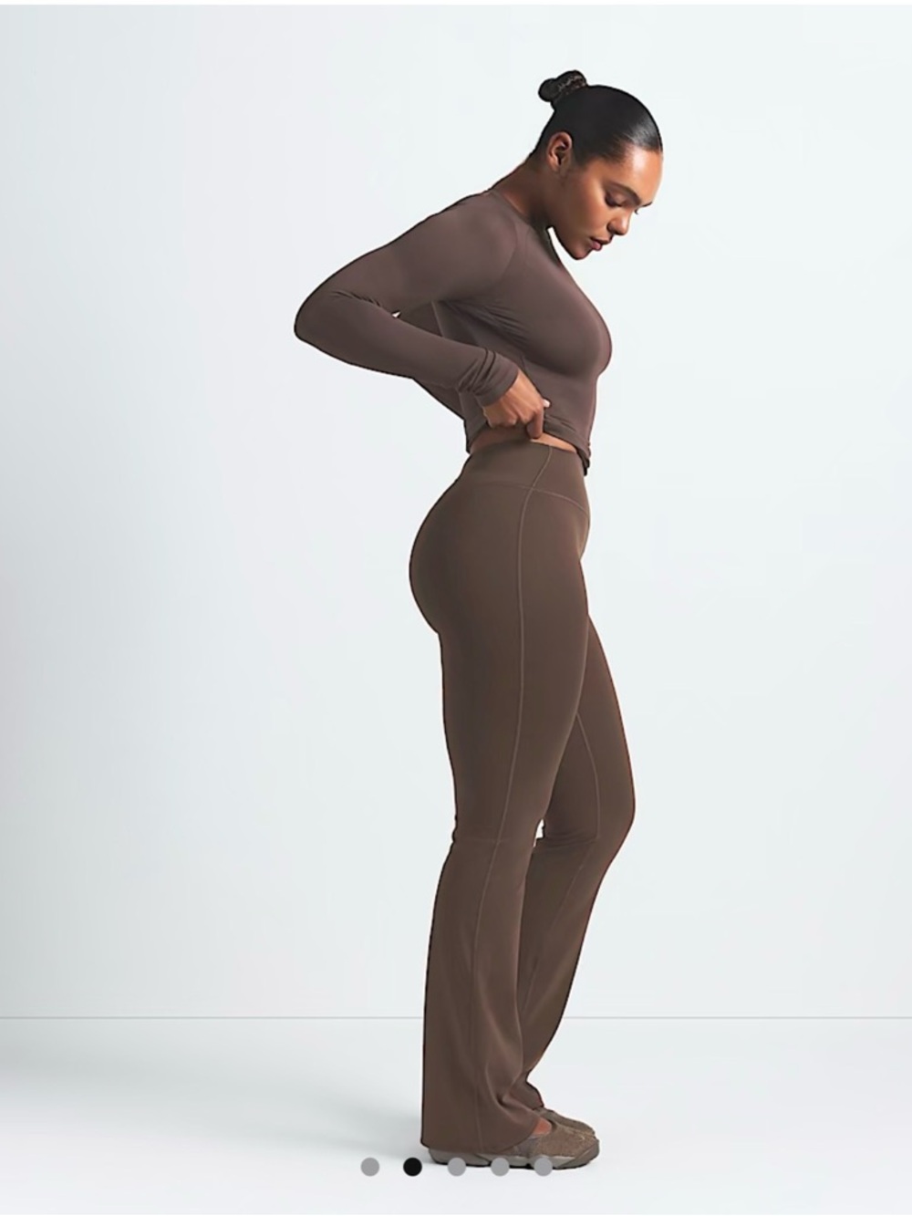SKIMS Nike Matte High-Waisted Slim Flared Leggings